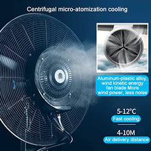 KAMPCO Standing Misting Fan Portable, Large Industrial Spray Fans for Commercial Garage Warehouse Workshop Patio and Outside