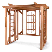 All Things Cedar PO72 Pergola Garden Arbor Natural Unstained Finish