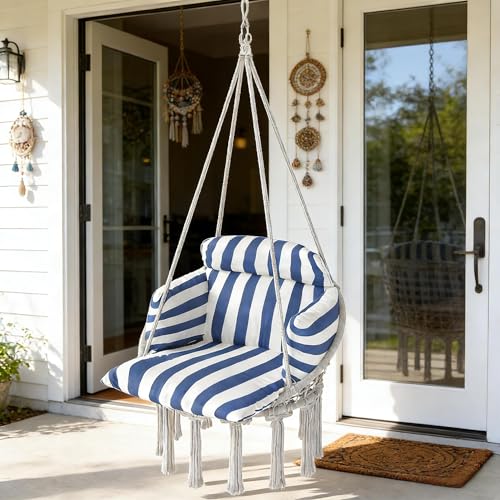Seeheool Soft Hanging Chair,Outdoor Hammock Swing Chair(Only Swing Chair,not Included Hammock Stand)