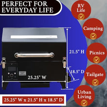 Freedom Portable Pellet Grill & Smoker, 242 Sq In, Dual Probes