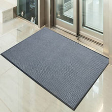 Large Doormat Washable Indoor Outdoor, Front Door Mats for Entrance Hallway, Welcome Entryway Rugs Dirt Trapper Non Slip Washable (Color : Gray, Size : 120x240cm/47x94.5in)