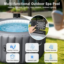 Certified PVC Spa Pool: Heated & Filtered Inflatable Swimming Pool for Courtyard Fun