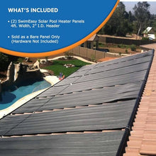 SolarPoolSupply Universal Solar Pool Heater Panel Replacement Black