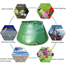 Outdoor Collapsible Storage Water Collector Tank Portable Water Barrel Rain Catcher, for Drought Resistant Fire Fighting,1000L