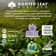 Rooted Leaf Agritech Lush Green - Carbon Based Nitrogen Fertilizer with Potassium, Nitrate Free Liquid Spray Feed nutrients for Garden Plants lawns Grass Turf sod - 5 Gallon