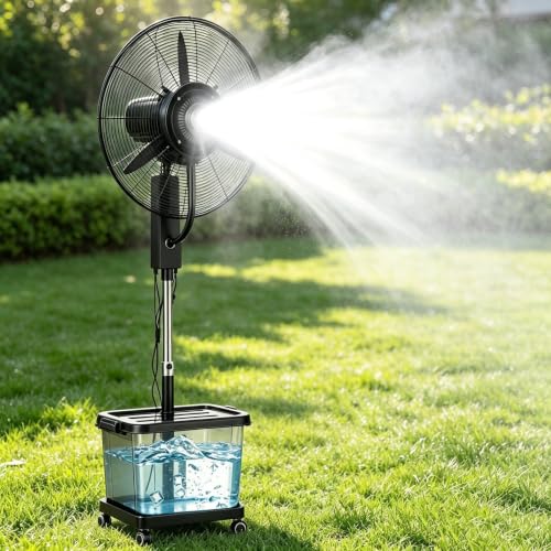Guyifuny Outdoor Misting Fans High Velocity Industrial Fans 3 Speed