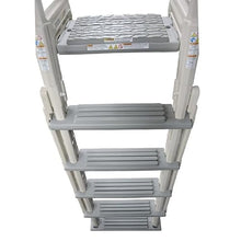 8000 Flip-Up Above Ground Swimming Pool in-Pool Deck Ladder
