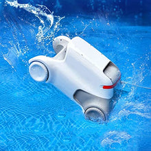 Fully Automatic Robotic Pool Cleaner, Cordless Swimming Pool Vacuum Cleaner, Up to 150 Sq (Lasts 240 Mins), Dual-Drive Motors Self-Parking Pool Cleaner Vacuum for In Ground Flat Pools