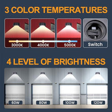 120W Full Cutoff LED Wall Pack Light 2Pack, 3000/4000/5000K 3CCT, 60/80/100/120W Selectable, Commercial Half Moon Wall Pack Lights Outdoor LED Wall Lights for Building Parking,100-277V,ETL Listed