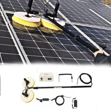Solar Photovoltaic Panel Cleaning Robot Photovoltaic Panel Cleaning Equipment Brush Power Tool Double Head, 7.5M