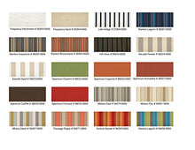 TeakFurnitureCenter Cadras Sofa Set Sunbrella Fabric Outdoor Cushions