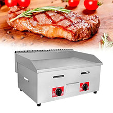 YXCUSAM Commercial Gas Griddle,Restaurant Burger Grill,Outdoor Gas Griddle,for Parties and Camping (718)