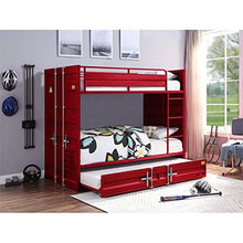 Acme Cargo Twin Over Twin Bunk Bed Red
