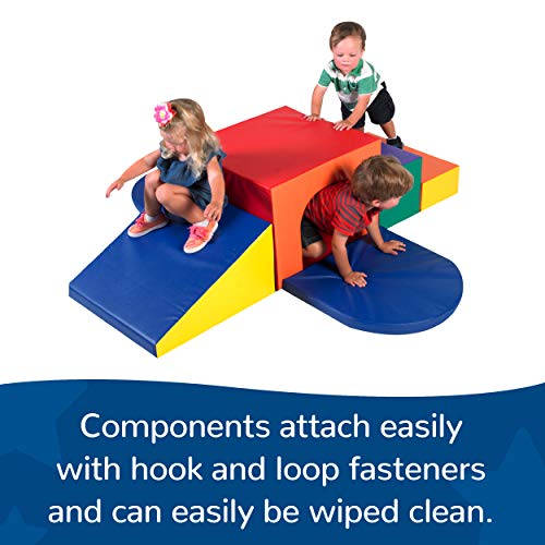 Children's Factory Baby Crawling Tunnel & Foam Climbing Blocks Primary