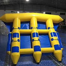 Foammaker Inflatable Flying Fish Fishing Boat Yellow/Blue