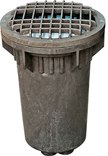 Dabmar Lighting FG4220-GRL Fiberglass 50W Hps 120V with Grill Light Fixture, Bronze Finish