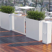 YUHUAWF Garden Bench Splicable Planting Trough Landscape Barrier Flower Box Planter Box with Bench