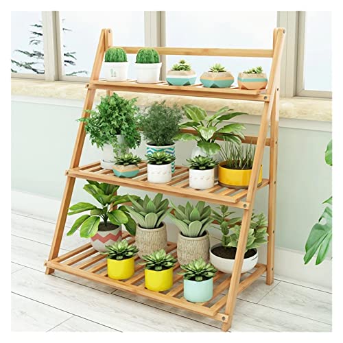 TBNLASS Foldable Plant Stand Multi-layer Storage Rack Flower Pot Organizer Multifunctional Floor type Shelf