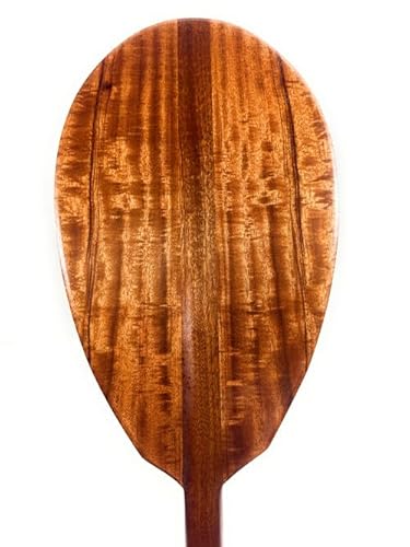 Tikimaster Premium Koa Paddle 60" Steersman Outrigger Canoe