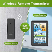 SHANBOYU Wireless Weather Station with Outdoor Sensor, 16 in 1 Weather Forecast Station, LCD Color Screen, Indoor Outdoor Hygrometer Thermometer, Temperature Humidity Monitor Gauge