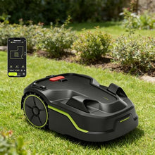 Cordless Robotic Lawnmower, Recommended for lawns up to 800 m², 360° AI & LiDAR 3D Mapping, 5 cm Edge Cutting, pet-Friendly, All-Terrain, efficient U-Shaped Mowing Pattern