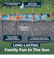 Bestway APX 365 22' x 52" Above Ground Pool Set with Sand Filter Pump