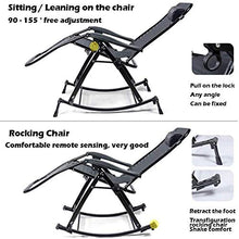 IIPOSAQQ Heavy Duty Zero Chairs | Garden Outdoor Patio Sun Loungers | Folding Reclining Chairs | Lounger Deck Chairs Beach Chairs Home Office Beach Chair