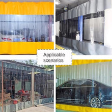 Transparent Panel Curtains, Industrial Cleaning Areas Curtains, Car Wash Door Curtains, Covers, And All Outdoor Transparent Tarpaulin Panel Curtains, Car Wash Curtains(5.5x3.5m/18.04x11.48 ft)