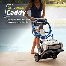 Dolphin E10 Automatic Pool Vacuum Cleaner with Caddy & Cover White