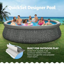 10 Foot × 30 Inch Dark Colored Round Above Ground Backyard Pool Kit