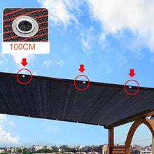HUJZJY Shade Sail Sun Shade Cloth 39x59ft, Shade Cloth with Grommets, Garden Sun Shade Cloth, Rectangle Outdoor Canopy Outside Sunshade Awning Cover Privacy Screen Net, for Backyard