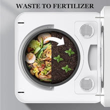 3.3L Smart Compost Bin Outdoor/Indoor, Odorless Intelligent LED Display, Turn Food Waste to Fertilizer for Garden, Food Waste Compost Machine,110V