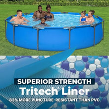 12’ x 30" Round Metal Frame Above Ground Pool Blue Pool ONLY
