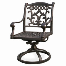 theWorldofpatio Mandalay 7pc Cast Aluminum Outdoor Patio Dining Set Antique Bronze