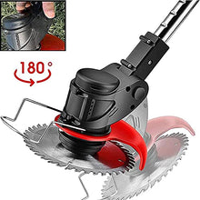 Handheld Lawn Mower Home Wireless Multifunctional Lithium Battery Lawn Mower Rechargeable Lawn Mower 2 Battery-2 Battery