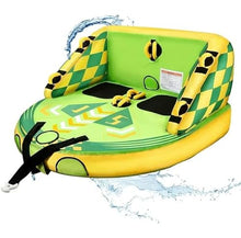 Generic Inflatable Towable Tube for Boating Waterskiing Green