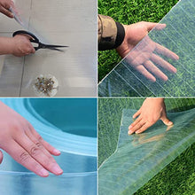 Polycarbonate Sheets All-Weather Outdoor Greenhouse Covering, Plastic Roofing Sheets Rainproof Insulation Protection(1.56x404m)