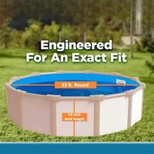 IJOWEEN 33 Feet Round Above Ground Swimming Pool Liner, 25 Gauge Thick