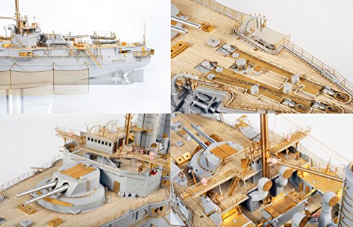MK.1 Design 1:200 IJN Battleship Mikasa Detail-up Parts Value Pack White