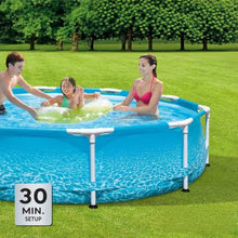 10' x 30" Steel Metal Frame Swimming Pool