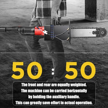 13in/18in Handheld Concrete Chain Saw, Wet Water Supply Dust Removal Electric Brushless Wall Cutting Machine, for Concrete, Steel, Stone, Brick