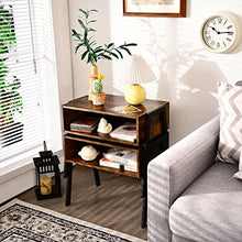 NRFJFOP 2PCS Stackable End Table Night Stand Bedside Shelf Accent
