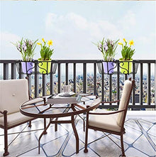 TBNLASS 1Pc Flower Pot Rack Balcony Hanging Plant Stand Display Pendant(Onecolor)