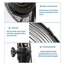 BREVELTION 30inch Humidification and Watering Industrial Spray Electric Fan Atomizing Floor Fan 110V 350W