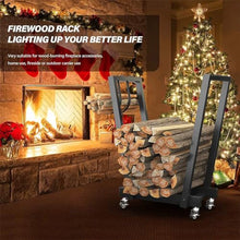 DJVHSRI Heavy Duty Firewood Storage Rack, Fireplace Tool, Stable Stand, Strong and Sturdy for Indoor Hearth Or Outdoor Patio,Firewood Rack,