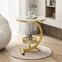 NRFJFOP Rock Board Edge A Few Hotel Tea Table Home Living Room Balcony Small Round Cream Wind
