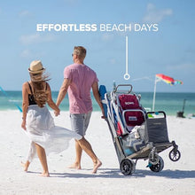Wadabuggy Beach Foldable Cart - Collapsible & Folding Cart with Wheels for Sand & All Terrain - Foldable Wagon for Beach, Grocery, Heavy Duty
