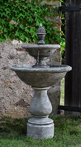 Campania International FT-279-AS Charente Fountain, Alpine Stone Finish