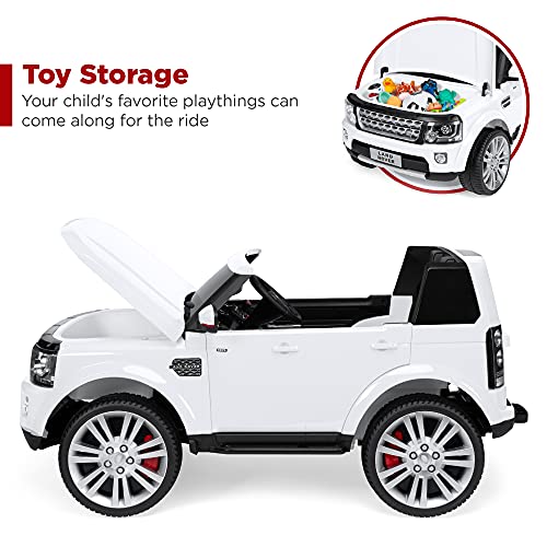 Best Choice Products 12V Land Rover Ride-On Car Toy with Remote & MP3 - White