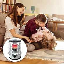 Kerosene Stove Heater with Stove Bag Kerosene Oil Heater Camping Stove Energy-Saving Stove Burner Lightweight Portable Stainless Steel Oil Heater for Indoor Outdoor Patio Camping White